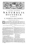 Plinio il Vecchio - Historiae naturalis - Parisiis 1723 (edizione figurata in folio - con 12 tavole) Plinio il Vecchio - Historiae naturalis - Parisiis 1723 (edizione figurata in folio - con 12 tavole)