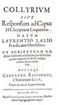 Gebhard Razenriedt - Miscellanea di scritti antiluterani - 1629/30 (sette rare prime edizioni) Gebhard Razenriedt - Miscellanea di scritti antiluterani - 1629/30 (sette rare prime edizioni)