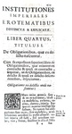Antonius Perezius - Institutiones imperiales, erotematibus distinctae - Venetiis 1706 Antonius Perezius - Institutiones imperiales, erotematibus distinctae - Venetiis 1706