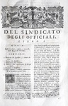 Il diritto pubblico nel Regno di Napoli: Domenico Moro - Del sindicato degli officiali - 1787 Il diritto pubblico nel Regno di Napoli: Domenico Moro - Del sindicato degli officiali - 1787