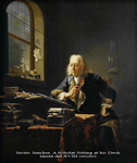 Justus Juncker - A Scholar Sitting at his Desk - inizi del XX secolo (olio su tavola) Justus Juncker - A Scholar Sitting at his Desk - inizi del XX secolo (olio su tavola)