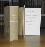 Le Rime di Petrarca con l'interpretazione di Giacomo Leopardi - Milano 1826 (rara prima edizione) Le Rime di Petrarca con l'interpretazione di Giacomo Leopardi - Milano 1826 (rara prima edizione)