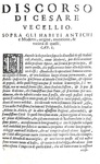Moda antica: Cesare Vecellio - Habiti antichi con le figure del Gran Titiano - 1664 (415 incisioni) Moda antica: Cesare Vecellio - Habiti antichi con le figure del Gran Titiano - 1664 (415 incisioni)