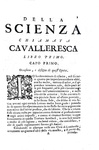 Duello, vendetta e onore: Scipione Maffei - Della scienza chiamata cavalleresca - Trento 1717 Duello, vendetta e onore: Scipione Maffei - Della scienza chiamata cavalleresca - Trento 1717