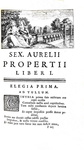 L'opera poetica di Catullo, Tibullo e Properzio - Barbou 1754 (bella legatura e alcune belle tavole)