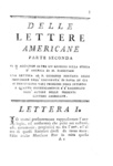 Gian Rinaldo Carli - Delle lettere americane - Cosmopoli 1780 (rara e ricercata prima edizione) Gian Rinaldo Carli - Delle lettere americane - Cosmopoli 1780 (rara e ricercata prima edizione)