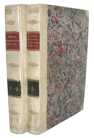 Bardetti - De' primi abitatori dell'Italia & Della lingua degli stessi - 1769/72 (prime edizioni) Bardetti - De' primi abitatori dell'Italia & Della lingua degli stessi - 1769/72 (prime edizioni)