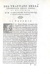 Alessandro Piccolomini - Della grandezza della terra et dell'acqua - Venezia, Ziletti 1561
