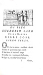Lucrezio - Della natura delle cose tradotti da Alessandro Marchetti - 1754 (con decine di incisioni) Lucrezio - Della natura delle cose tradotti da Alessandro Marchetti - 1754 (con decine di incisioni)
