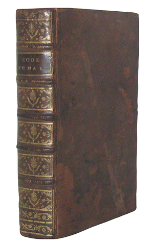 La codificazione nel Settecento: Code penal ou recueil des ordonnances - A Paris 1755 La codificazione nel Settecento: Code penal ou recueil des ordonnances - A Paris 1755