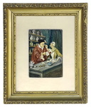 La bottega dello speziale - fine del XIX secolo - (olio su tavola di legno) La bottega dello speziale - fine del XIX secolo - (olio su tavola di legno)
