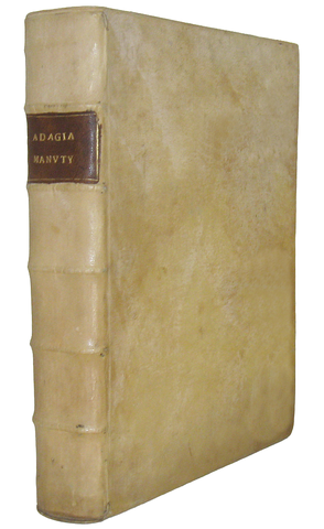 Erasmo da Rotterdam - Adagia quaecumque ad hanc diem exierunt - Firenze, Giunti 1575 (in folio)