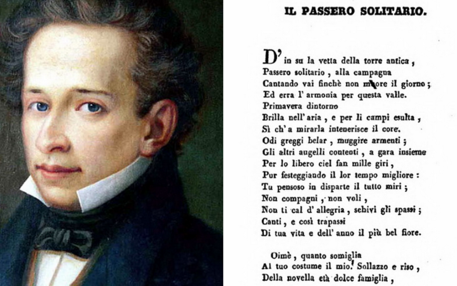 Giacomo Leopardi - Il passero solitario Giacomo Leopardi - Il passero solitario