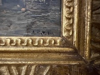 Attilio Pratella - Via Marina a Napoli - fine Ottocento/inizi Novecento (olio su tavoletta lingea) Attilio Pratella - Via Marina a Napoli - fine Ottocento/inizi Novecento (olio su tavoletta lingea)