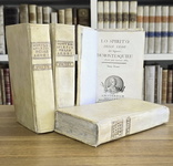 Montesquieu - Lo spirito delle leggi - Amsterdam 1773 (rara prima edizione italiana integrale)