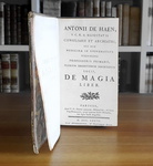 Anton de Haen - De magia liber & De miraculis liber - Parisiis, Didot 1777/78 (due opere rare) Anton de Haen - De magia liber & De miraculis liber - Parisiis, Didot 1777/78 (due opere rare)