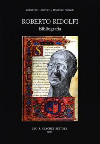 Cantele Giuseppe, Sbiroli Roberto - Roberto Ridolfi - Bibliografia Cantele Giuseppe, Sbiroli Roberto - Roberto Ridolfi - Bibliografia
