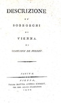 Freddy Battilori - Descrizione della citt� di Vienna - 1800 (rara prima edizione) Freddy Battilori - Descrizione della citt� di Vienna - 1800 (rara prima edizione)