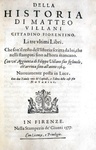 Matteo Villani - Historie fiorentine - Firenze - Giunti - 1577/81 (video) Matteo Villani - Historie fiorentine - Firenze - Giunti - 1577/81 (video)