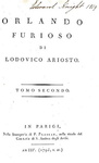 Ludovico Ariosto - Orlando furioso - Parigi 1795 (bellissima legatura - con 92 belle tavole in rame)