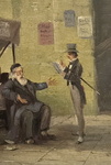 Anton von Rotzlatz - Il libraio e il bibliofilo. La trattativa - 1880 circa (olio su tavola lignea) Anton von Rotzlatz - Il libraio e il bibliofilo. La trattativa - 1880 circa (olio su tavola lignea)