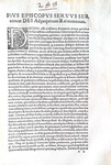 Bolla di Pio IV sulla dichiarazione di spoglio - Roma, Blado 1563 Bolla di Pio IV sulla dichiarazione di spoglio - Roma, Blado 1563