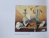 Realismo magico: Bruno Stobbione - Ricordi sulla mensola - 1985 (olio pubblicato e archiviato) Realismo magico: Bruno Stobbione - Ricordi sulla mensola - 1985 (olio pubblicato e archiviato)