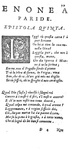 Ovidio - Epistole di nuovo tradotte in ottava rima da Marc'Antonio Valdera - Venezia 1604 Ovidio - Epistole di nuovo tradotte in ottava rima da Marc'Antonio Valdera - Venezia 1604