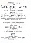 Miscellanea di sei opere seicentesche sul diritto pubblico imperiale - Jena e Helmstadt 1651/1665