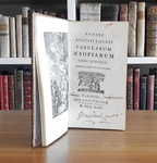 Le favole di Esopo riviste da Fedro: Fabularum Aesopiarum - Parisiis, Quillau 1742 (bella legatura) Le favole di Esopo riviste da Fedro: Fabularum Aesopiarum - Parisiis, Quillau 1742 (bella legatura)