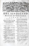 Il diritto pubblico nel Regno di Napoli: Domenico Moro - Del sindicato degli officiali - 1787 Il diritto pubblico nel Regno di Napoli: Domenico Moro - Del sindicato degli officiali - 1787