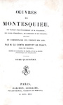 Un simbolo dell'Illuminismo: Montesquieu - Opera omnia - Paris 1822 (otto volumi) Un simbolo dell'Illuminismo: Montesquieu - Opera omnia - Paris 1822 (otto volumi)