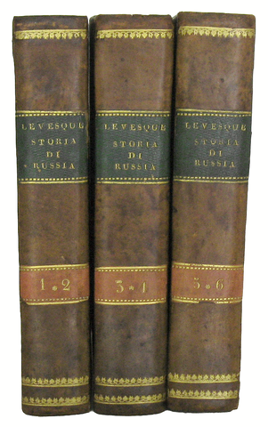 Levesque - Storia di Russia tratta da croniche originali - Venezia 1784 (prima edizione italiana) Levesque - Storia di Russia tratta da croniche originali - Venezia 1784 (prima edizione italiana)