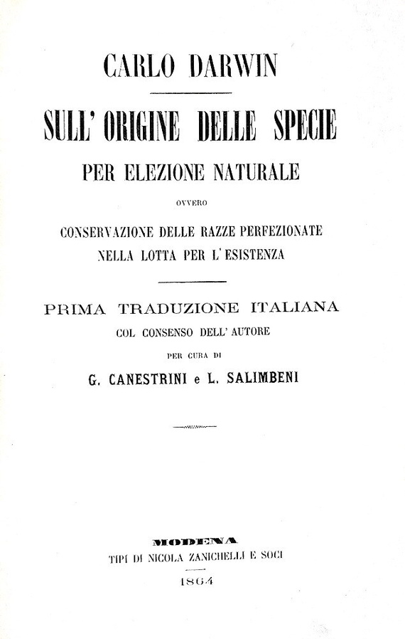 Charles Darwin - Sull'origine delle specie per elezione naturale - 1864 (rarissima prima edizione) Charles Darwin - Sull'origine delle specie per elezione naturale - 1864 (rarissima prima edizione)