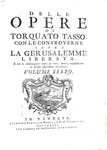 L'opera omnia di Torquato Tasso: Gerusalemme liberata e opere varie - Venezia 1735-42 (12 volumi) L'opera omnia di Torquato Tasso: Gerusalemme liberata e opere varie - Venezia 1735-42 (12 volumi)
