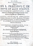 Miscellanea di dieci rarissime opere giuridiche edite in Germania tra il 1598 e il 1602 Miscellanea di dieci rarissime opere giuridiche edite in Germania tra il 1598 e il 1602
