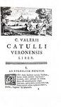 L'opera poetica di Catullo, Tibullo e Properzio - Barbou 1754 (bella legatura e alcune belle tavole)
