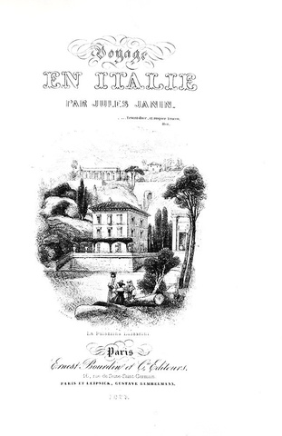 Jules Janin - Voyage en Italie - Paris, Bourdin 1839 (con 15 bellissime tavole - prima edizione) Jules Janin - Voyage en Italie - Paris, Bourdin 1839 (con 15 bellissime tavole - prima edizione)