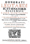 Usura e prestiti: Leotardus - Liber singularis de usuris et contractibus usurariis - Brixiae 1701 Usura e prestiti: Leotardus - Liber singularis de usuris et contractibus usurariis - Brixiae 1701