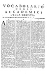 Vocabolario degli Accademici della Crusca - Venezia, presso Francesco Pitteri 1763 (legatura coeva)