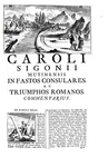 L'opera del grande storiografo modenese Carlo Sigonio: Opera omnia - Milano 1732-37 (sette volumi)