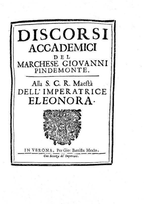 Gli abitanti della luna: Giovanni Pindemonte - Discorsi accademici - 1674 (rara prima edizione) Gli abitanti della luna: Giovanni Pindemonte - Discorsi accademici - 1674 (rara prima edizione)