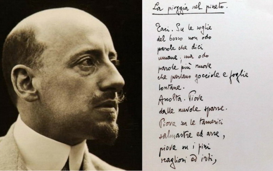 Gabriele D'Annunzio - La pioggia nel pineto Gabriele D'Annunzio - La pioggia nel pineto