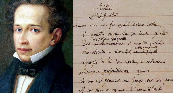 Perch� l?Infinito di Leopardi � un inno alla vita - di Carlo Picca Perch� l?Infinito di Leopardi � un inno alla vita - di Carlo Picca