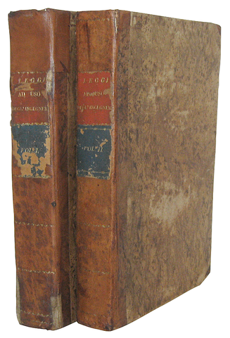 Raccolta di leggi per strade e acque nell'Italia napoleonica - Milano 1806 (prima edizione) Raccolta di leggi per strade e acque nell'Italia napoleonica - Milano 1806 (prima edizione)