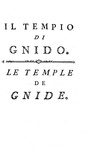 Montesquieu - Il Tempio di Gnido tradotto da Carlo Vespasiano - Parigi, presso Prault 1767 Montesquieu - Il Tempio di Gnido tradotto da Carlo Vespasiano - Parigi, presso Prault 1767