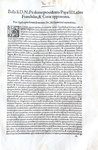 Bolla di Pio IV che disciplina franchigie e malefici - Roma, Blado 1562 Bolla di Pio IV che disciplina franchigie e malefici - Roma, Blado 1562