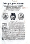 Bolla di Pio IV che disciplina i sacramenti e le competenze clericali - Roma, Blado 1562 Bolla di Pio IV che disciplina i sacramenti e le competenze clericali - Roma, Blado 1562