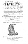 I capitolari di Carlo Magno: Karoli Magni et Ludovici Pii Francorum capitula - Paris 1603 I capitolari di Carlo Magno: Karoli Magni et Ludovici Pii Francorum capitula - Paris 1603