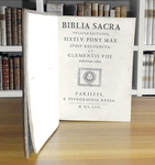 Biblia sacra vulgatae editionis - Parisiis, Typographia Regia 1653 (con numerose incisioni in rame) Biblia sacra vulgatae editionis - Parisiis, Typographia Regia 1653 (con numerose incisioni in rame)